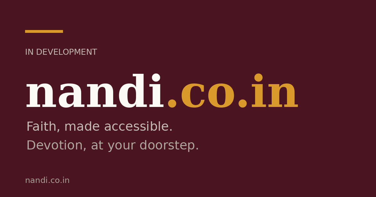 Link preview image for nandi.co.in